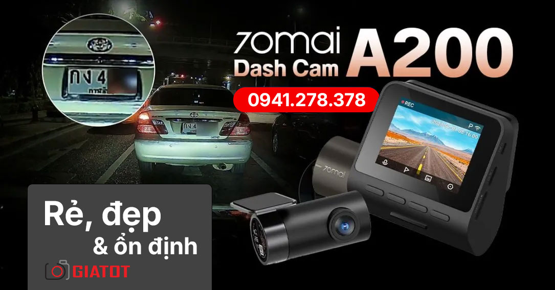 Camera hanh trinh 70mai A200