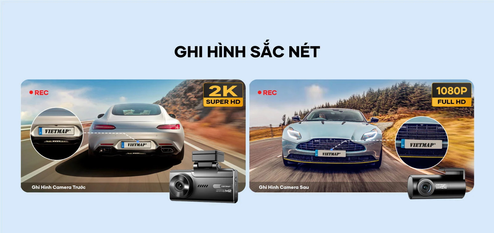 vietmap speedmap m2, vietmap m2 Vietmap M2 - độ phân giải 2K/Full HD
