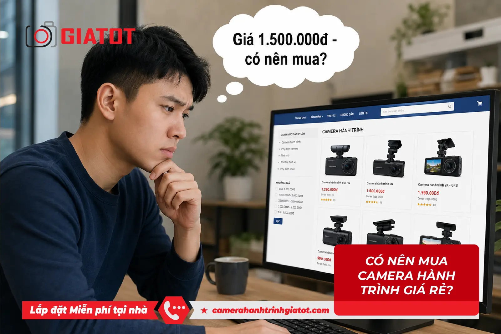 có nên mua camera hành trình giá rẻ