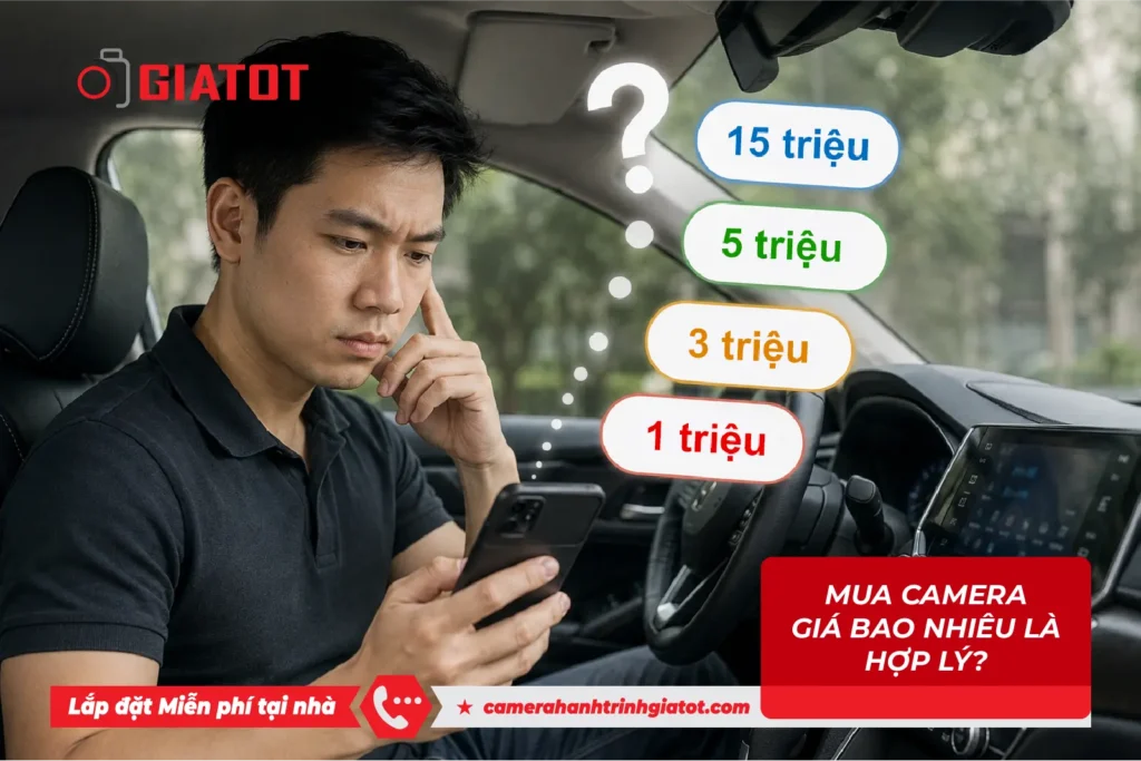 camera hành trình giá bao nhiêu
